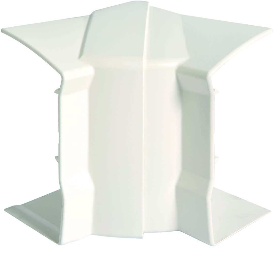 Hager - Angle intérieur variable pour goulotte d'installation GBD 50x100mm, Blanc