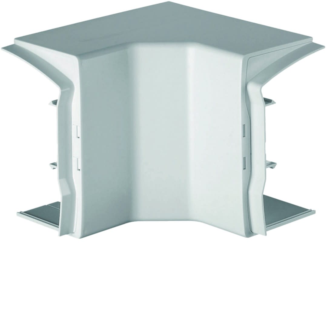 Hager - Angle intérieur 3D pour goulotte d'installation GBD 50x100mm, Blanc