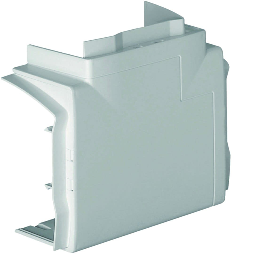 Hager - Té de dérivation pour goulotte d'installation GBD 50x100 Blanc