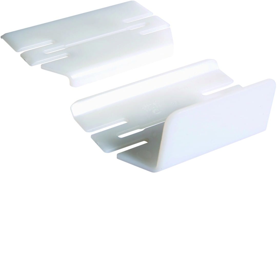 Hager - Jeu d'éclisses queraz pour GBD50100 RAL 9016 Pure