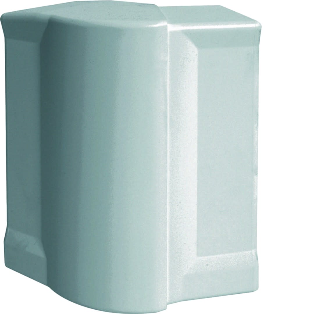Hager - Angle extérieur variable goulotte d'installation GBA 50x130mm, PVC couleur Alu