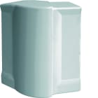 Hager - Angle extérieur variable goulotte d'installation GBA 50x130mm, PVC couleur Alu