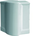 Hager - Angle extérieur variable goulotte d'installation GBA 50x130mm, PVC couleur Alu