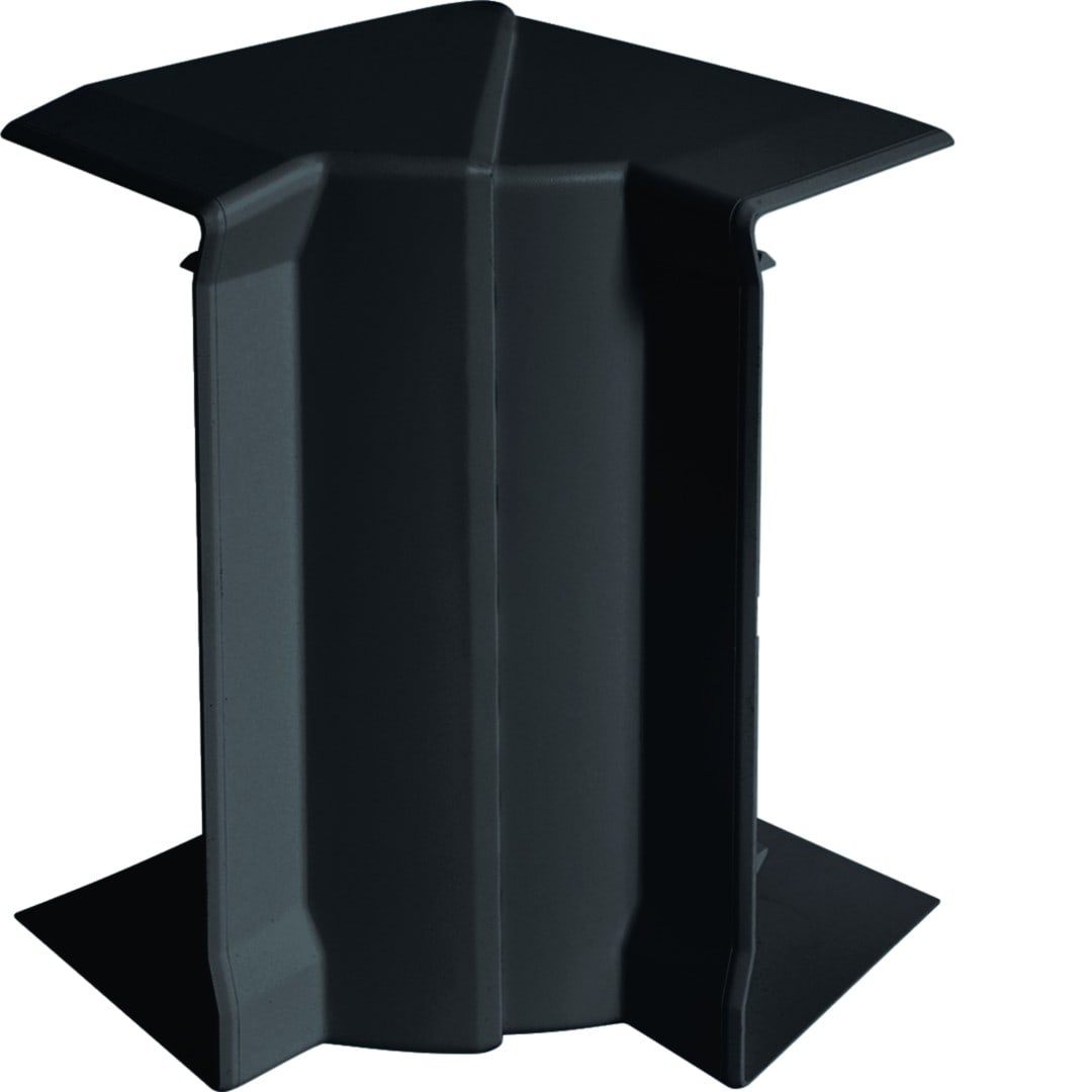 Hager - Angle intérieur variable pour goulotte d'installation GBD 50x130mm, Noir