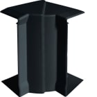 Hager - Angle intérieur variable pour goulotte d'installation GBD 50x130mm, Noir