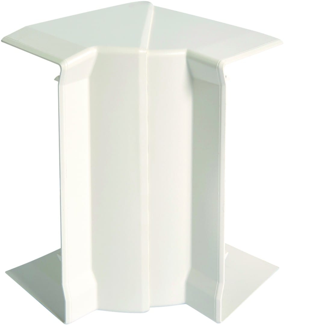 Hager - Angle intérieur variable pour goulotte d'installation GBD et GBA 50x130mm Blanc