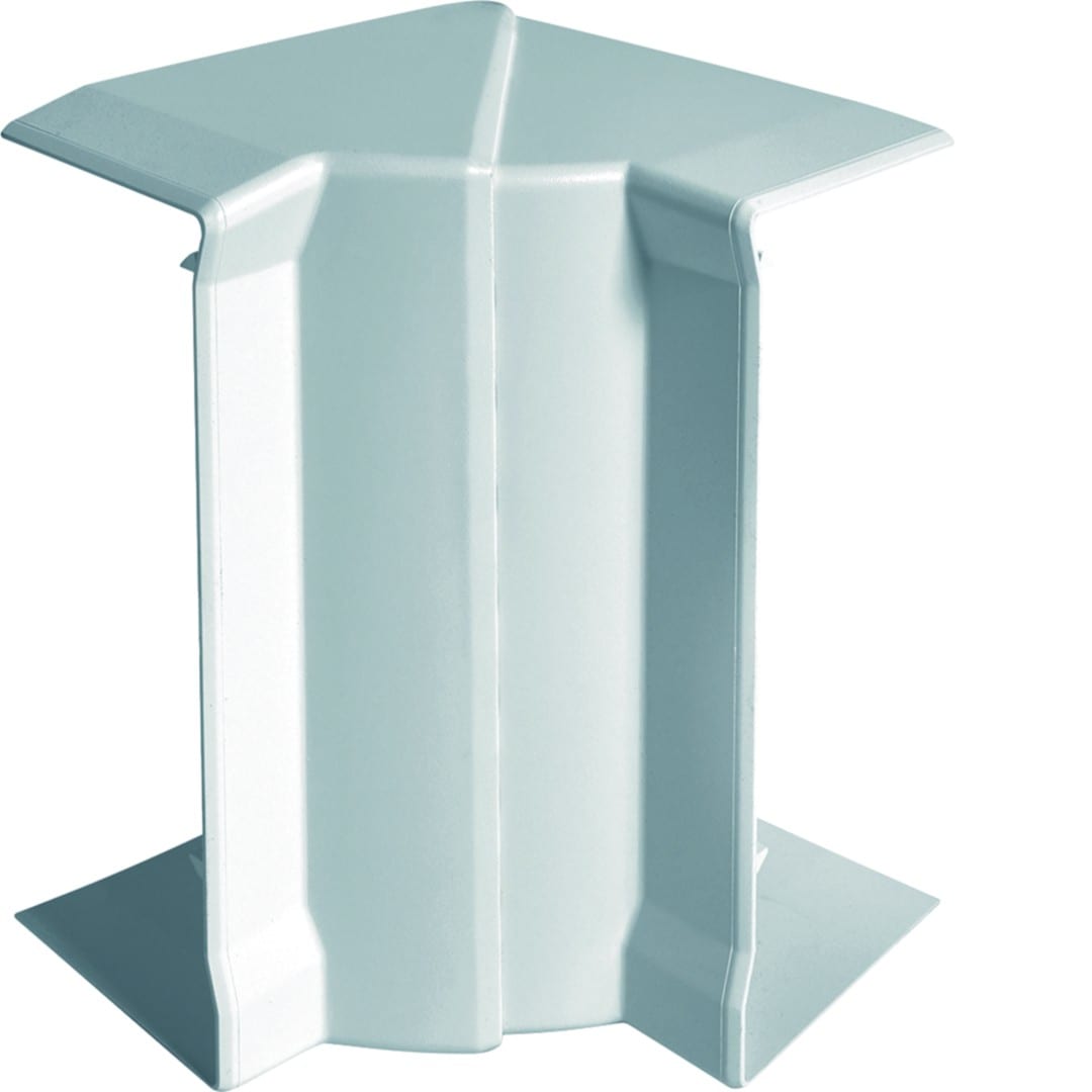 Hager - Angle intérieur variable pour goulotte d'installation 50x130mm, PVC couleur Alu