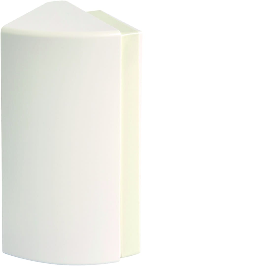 Hager - Extension d'angle intérieur pour goulotte d'installation GBD 50x130mm, Blanc