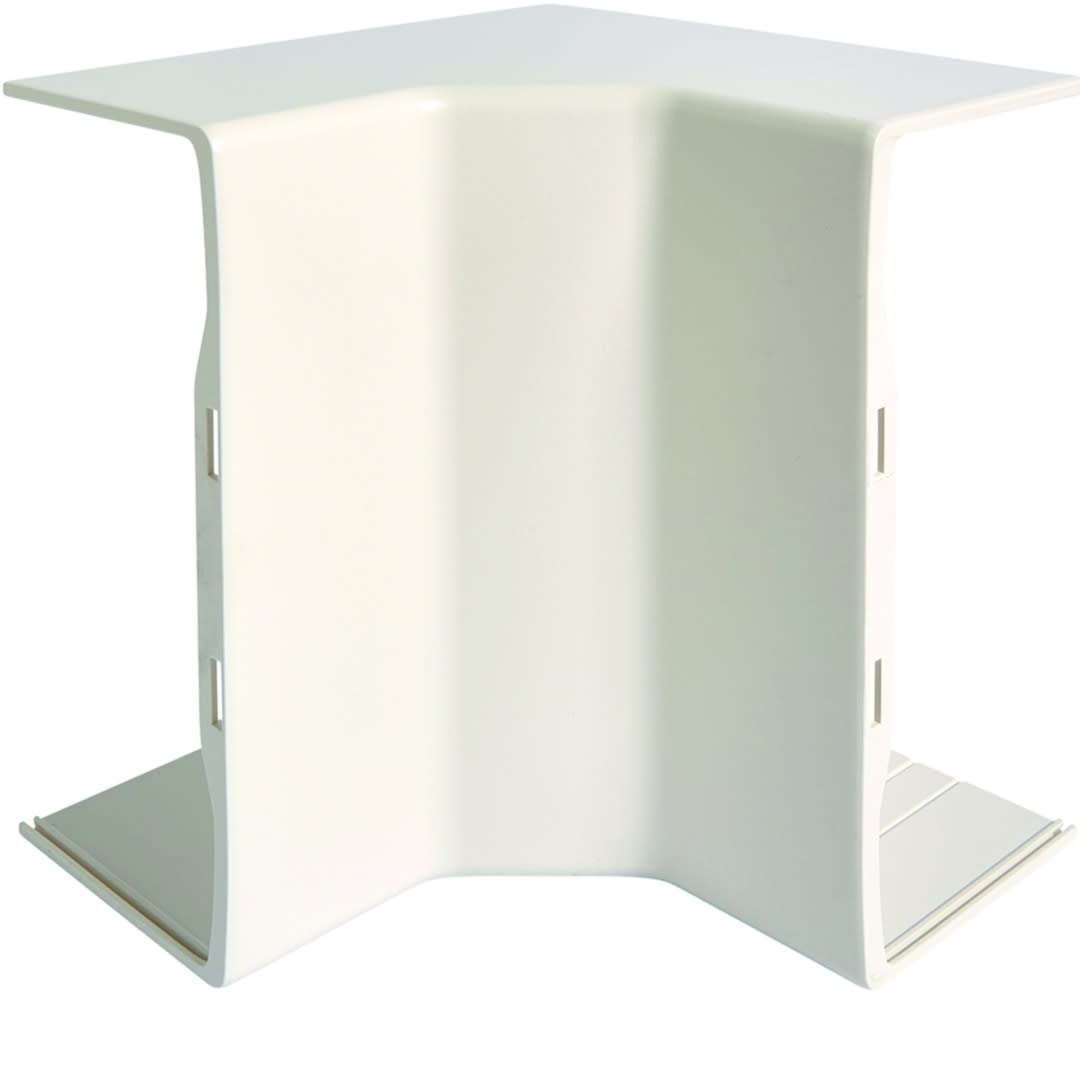 Hager - Angle intérieur 3D pour goulotte d'installation GBD 50x130mm, Blanc