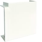 Hager - Angle plat pour goulotte d'installation GBD et GBA 50x130mm Blanc