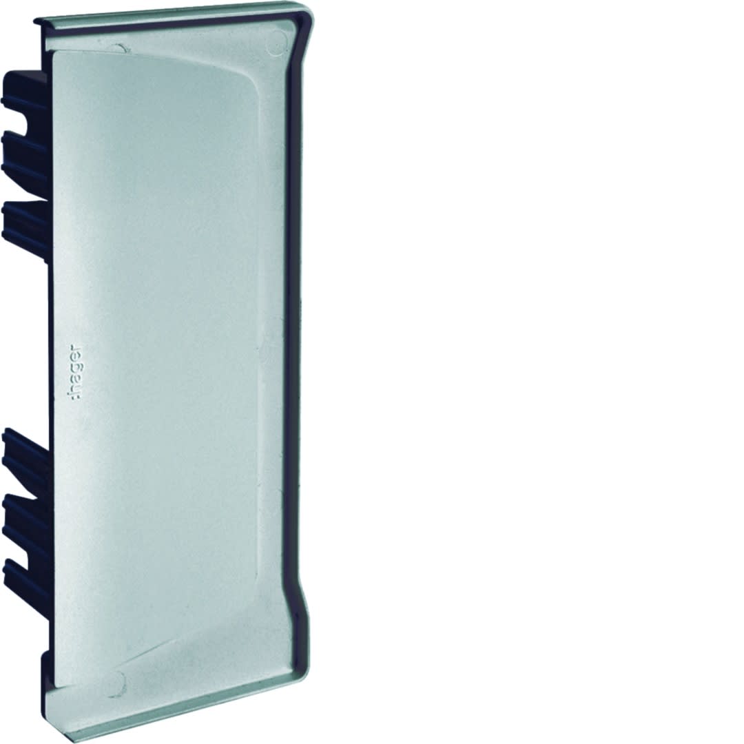 Hager - Embout pour goulotte d'installation GBA 50x130mm, PVC couleur Alu