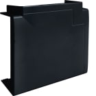 Hager - Té de dérivation pour goulotte d'installation GBD 50x130mm, Noir