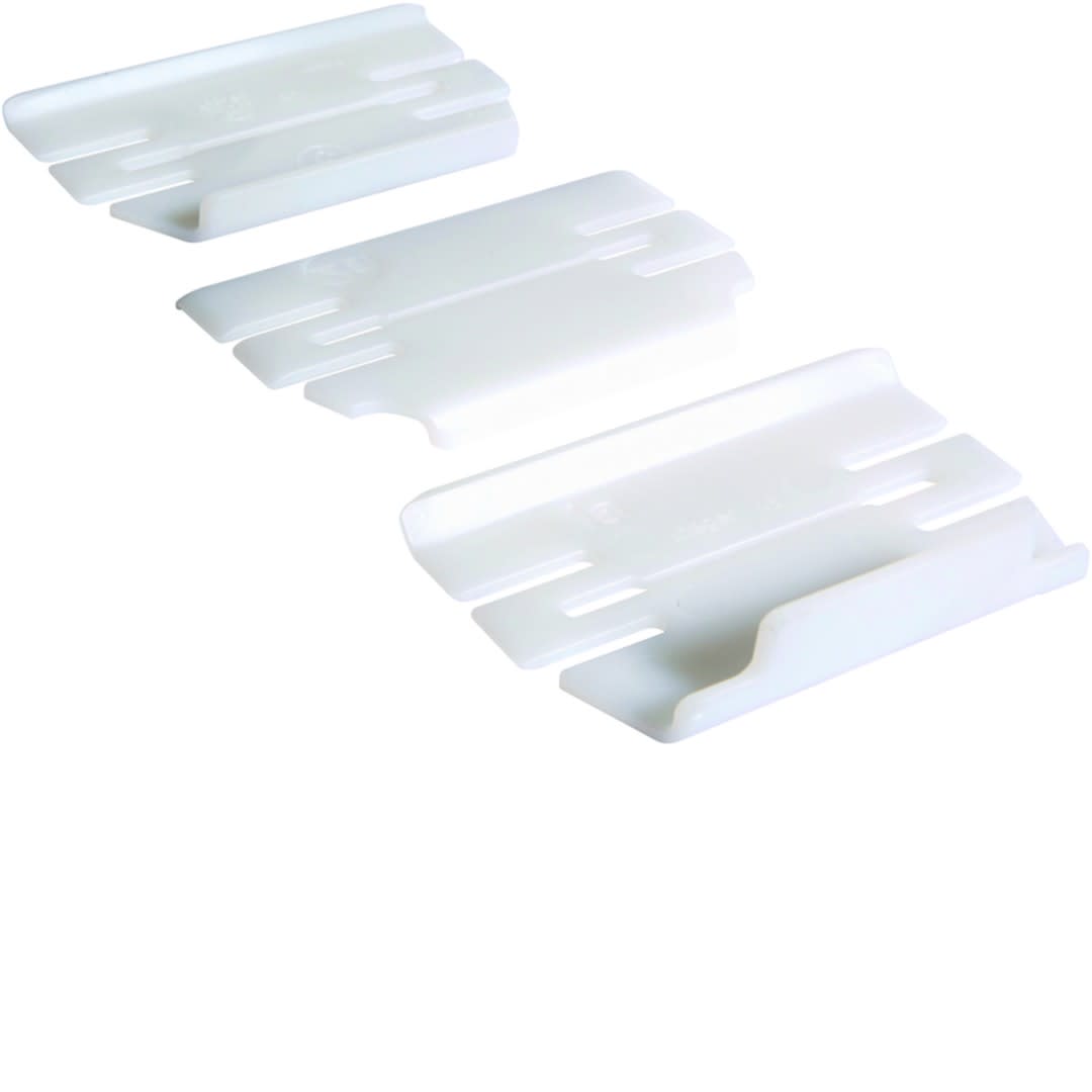 Hager - Jeu d'éclisses queraz pour GBD50131 RAL 9016 Pure