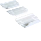 Hager - Jeu d'éclisses queraz pour GBD50131 RAL 9016 Pure