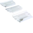 Hager - Jeu d'éclisses queraz pour GBD50131 RAL 9016 Pure