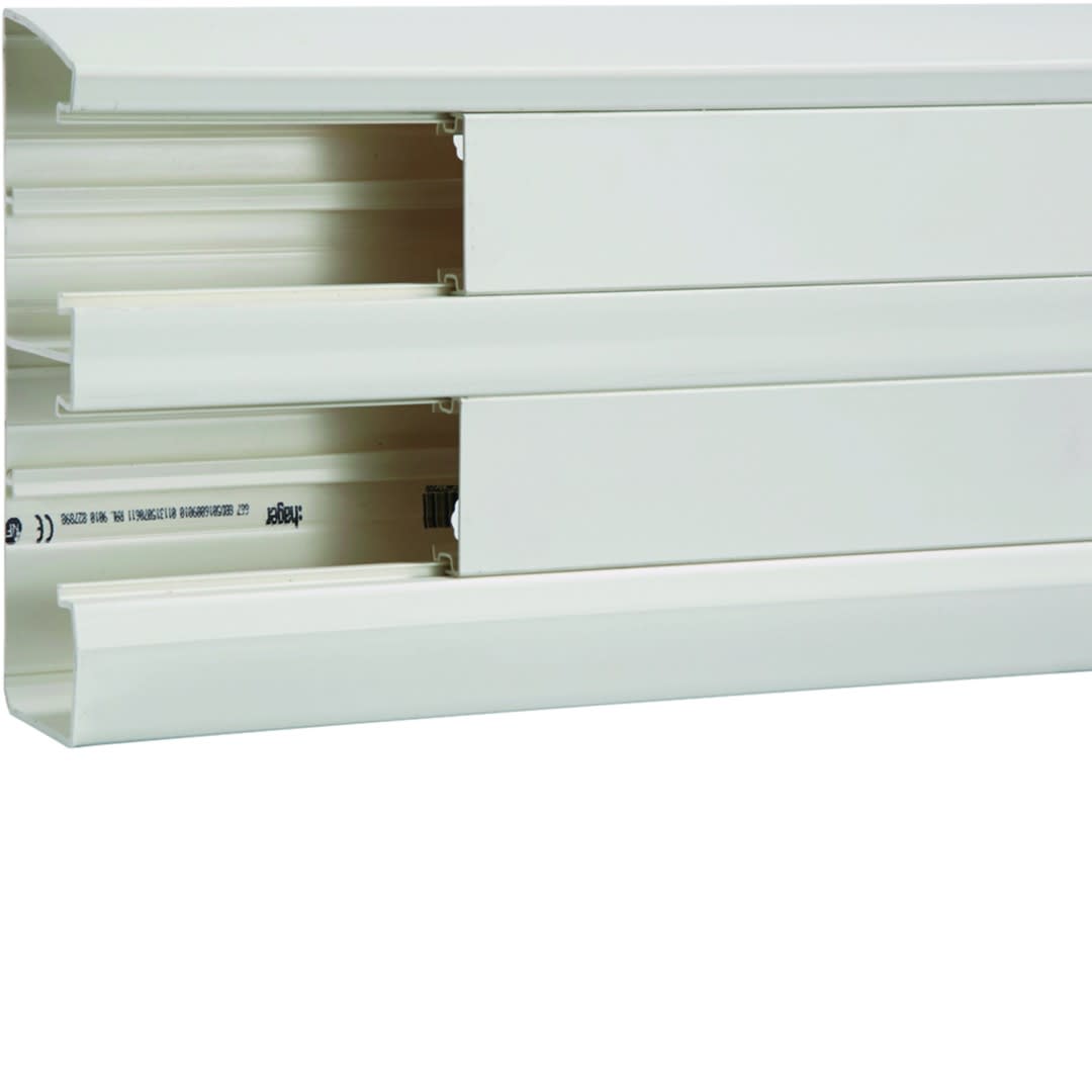 Hager - Goulotte appareillable queraz enclipsage direct h 175 x p 56mm L200mm PVC blanc