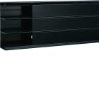 Hager - Goulotte d'installation GBD 50x160mm 3 compartiments PVC noir