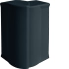 Hager - Angle extérieur variable pour goulotte d'installation GBD 50x160mm, Noir