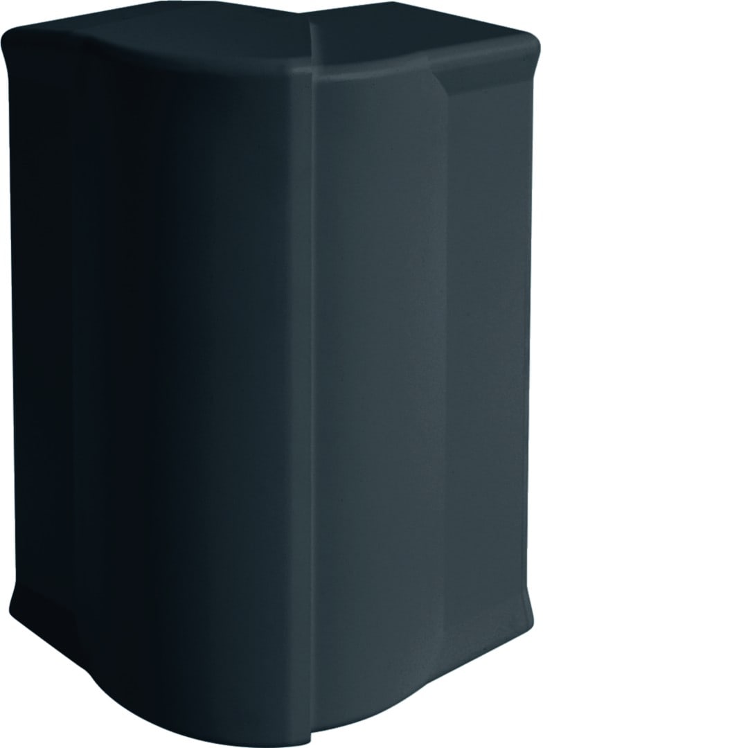 Hager - Angle extérieur variable pour goulotte d'installation GBD 50x160mm, Noir