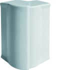 Hager - Angle extérieur variable goulotte d'installation GBA 50x160mm, PVC couleur Alu