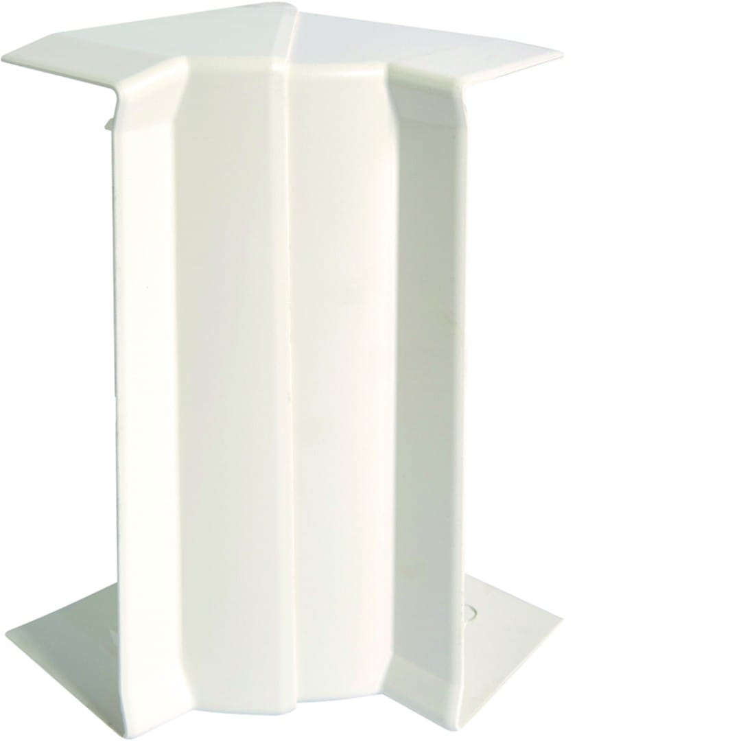 Hager - Angle intérieur variable pour goulotte d'installation GBD et GBA 50x160mm, Blanc
