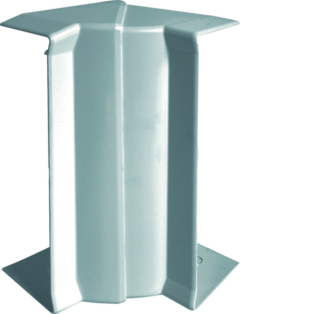 Hager - Angle intérieur variable goulotte d'installation GBA 50x160mm, PVC couleur Alu