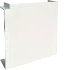 Hager - Angle plat pour goulotte d'installation GBD et GBA 50x160mm, Blanc