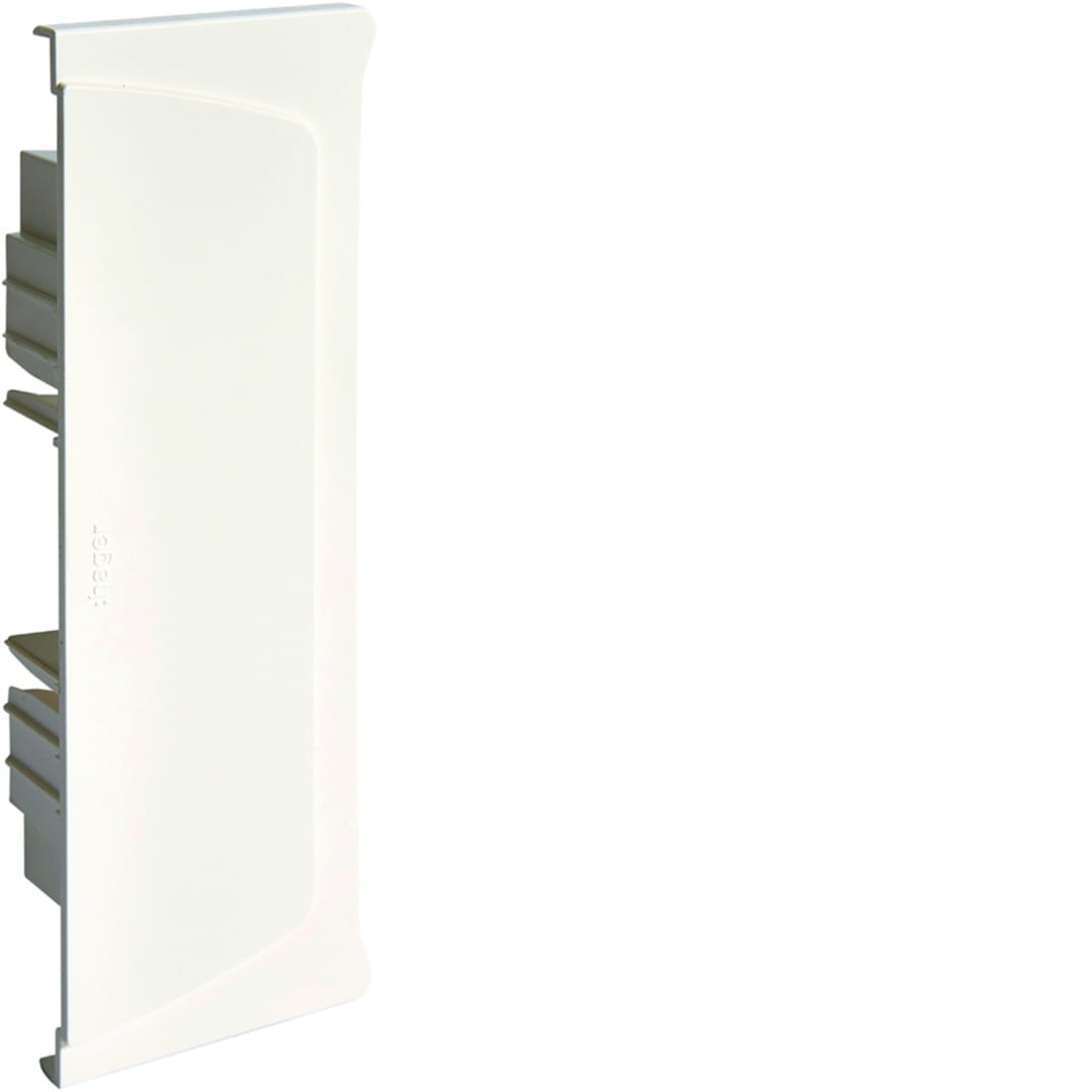 Hager - Embout pour goulotte d'installation GBD et GBA 50x160mm, Blanc