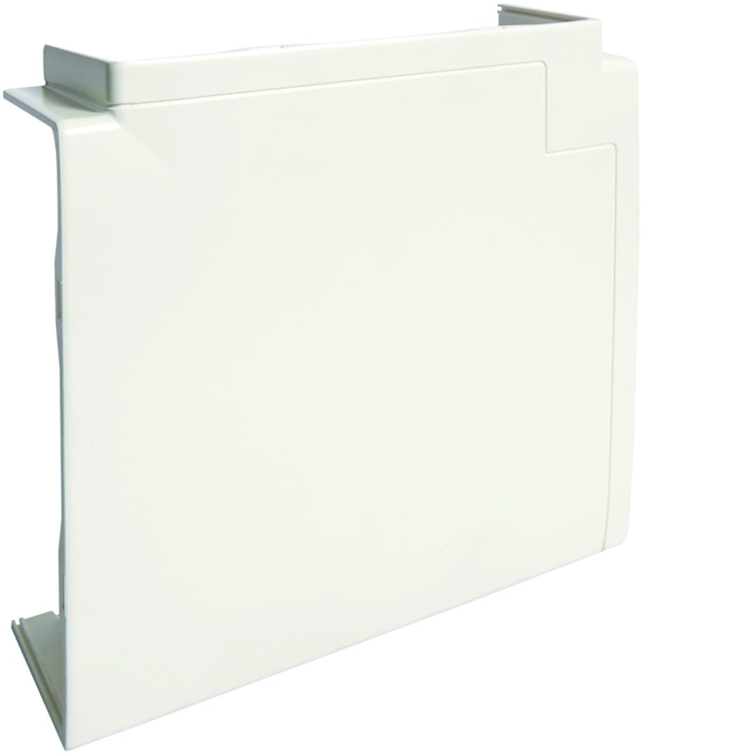 Hager - Té de dérivation pour goulotte d'installation GBD 50x160mm, Blanc