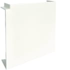 Hager - Angle plat pour goulotte d'installation GBD 50x190mm, Blanc