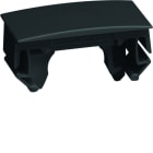 Hager - Clip de verrouillage et joint de couvercle pour goulotte GBD, Noir