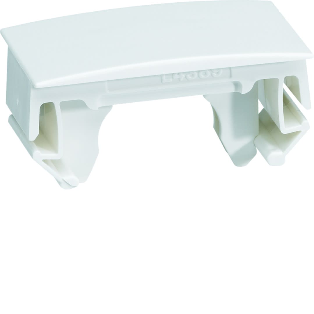 Hager - Clip de verrouillage et joint de couvercle pour goulotte GBD et GBA, Blanc