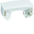 Hager - Clip de verrouillage et joint de couvercle pour goulotte GBD et GBA, Blanc