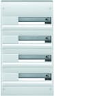 Hager - Tableau électrique gamma+ 18, 4 rangées, 18 Modules, Quickfix