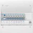 Hager - Tableau électrique gamma+ 13, pré-équipé 1 rangées, 13 M, Quickfix
