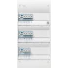 Hager - Tableau électrique gamma+ 13, pré-équipé 3 rangées, 13 M, Quickfix