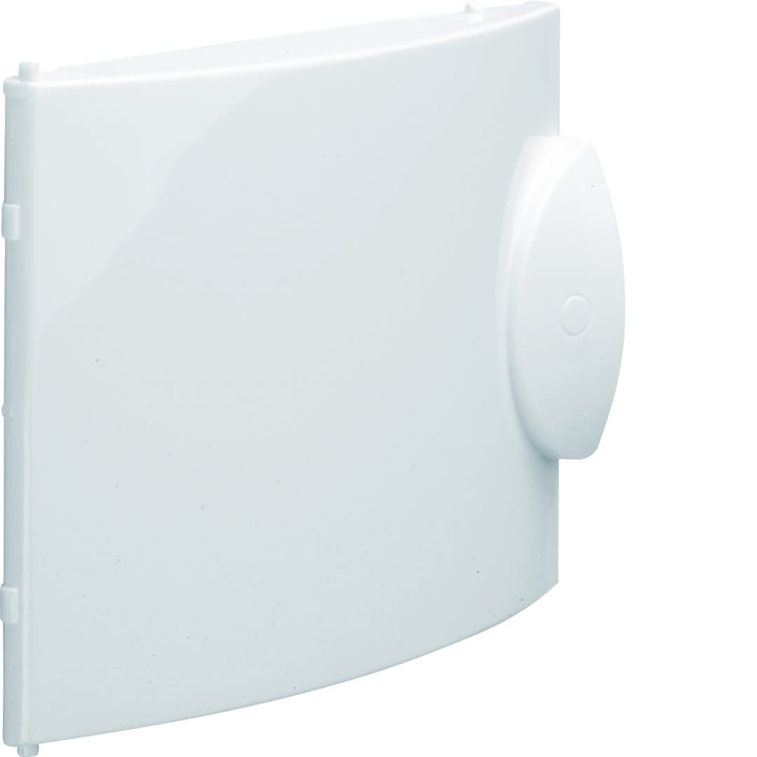 Hager - Porte opaque blanc pur Gamma+ pour GD104.