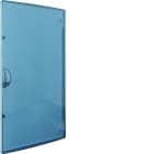 Hager - Porte transparente pour coffret Gamma 18, 4 rangées 72 M