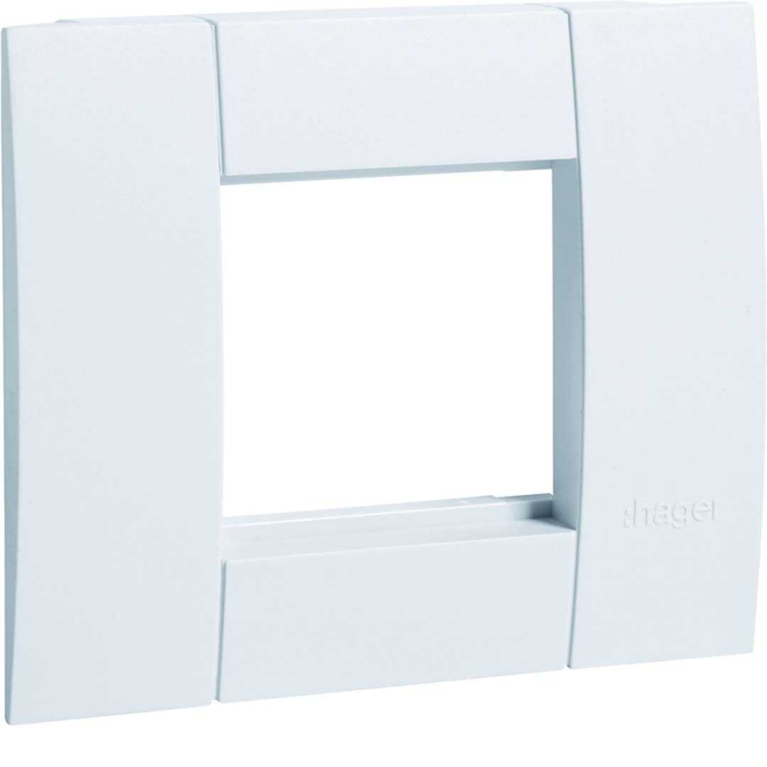 Hager - Support d'appareillage 45x45 simple Pure pour goulottes alu