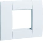 Hager - Support d'appareillage 45x45 simple Pure pour goulottes alu