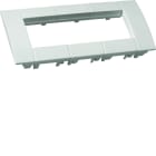 Hager - Support triple pour appareillage 45x45mm Blanc