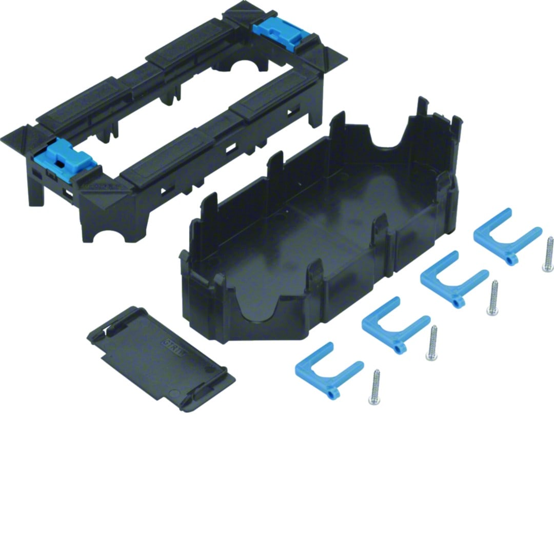 Hager - Support d'appareillage pour boîte de sol 6 modules