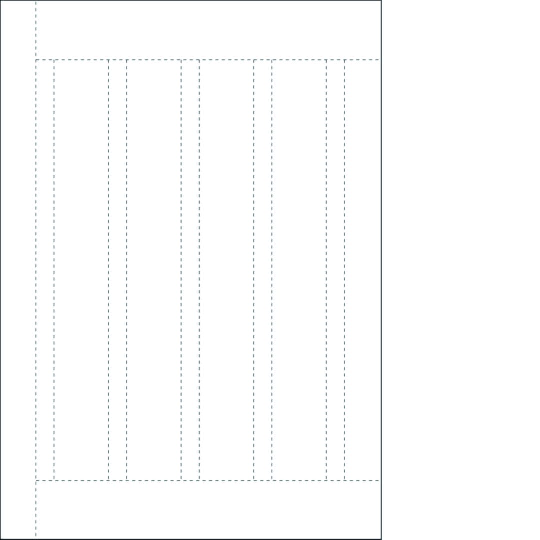 Hager - Jeu de 10 feuilles de repérage A4 pré-découpées pour Gamma 13 et 18