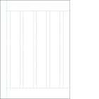 Hager - Jeu de 10 feuilles de repérage A4 pré-découpées pour Gamma 13 et 18