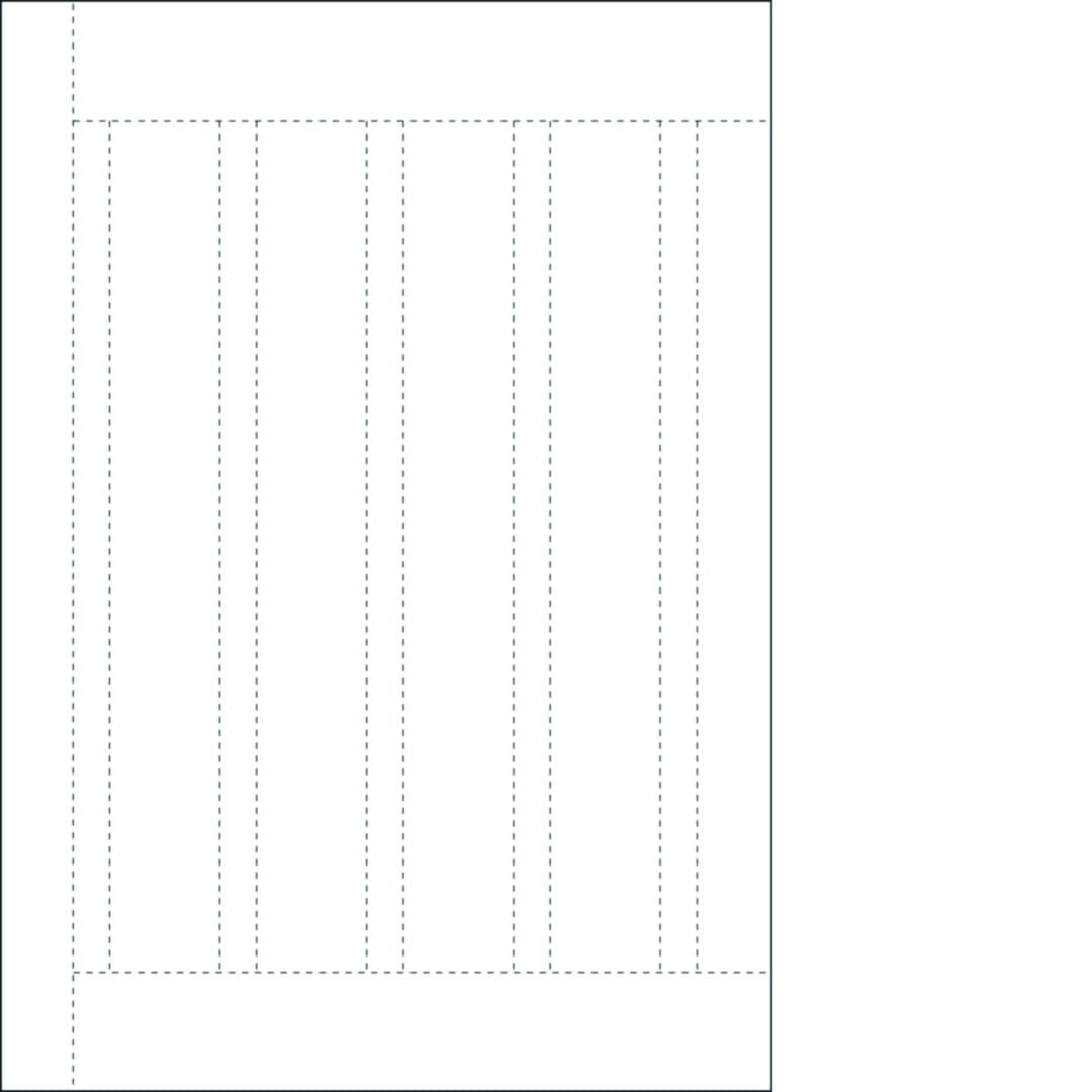 Hager - Jeu de 10 feuilles de repérage A4 pré-découpées pour Gamma 13 et 18