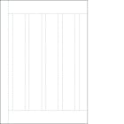 Hager - Jeu de 10 feuilles de repérage A4 pré-découpées pour Gamma 13 et 18