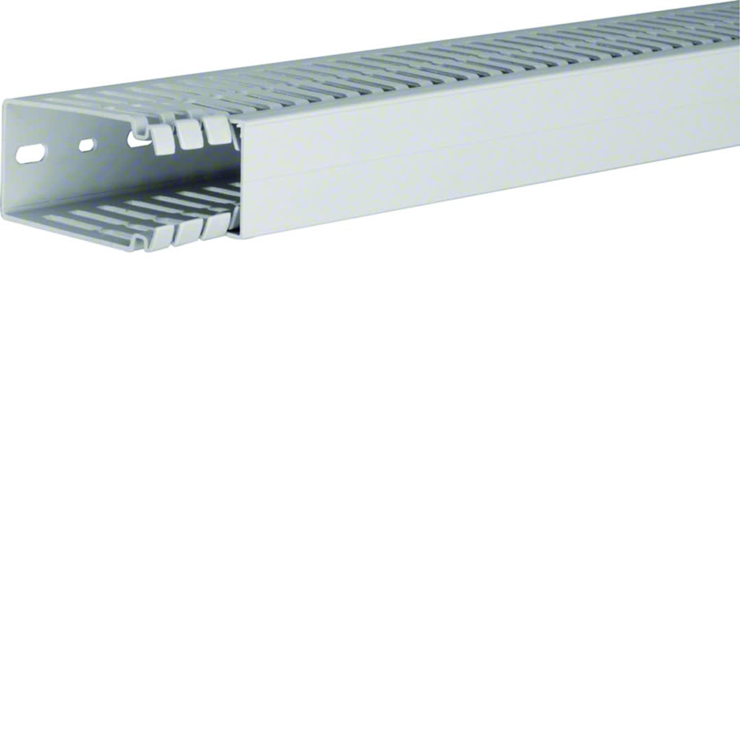 Hager - Goulotte de câblage sans halogène beha-set 80x40mm PC-ABS Gris clair