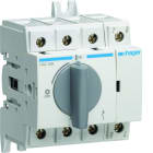 Hager - Interrupteur à coupure apparente 4P In80A Ue380 - 415Vac Poignée rotative courte