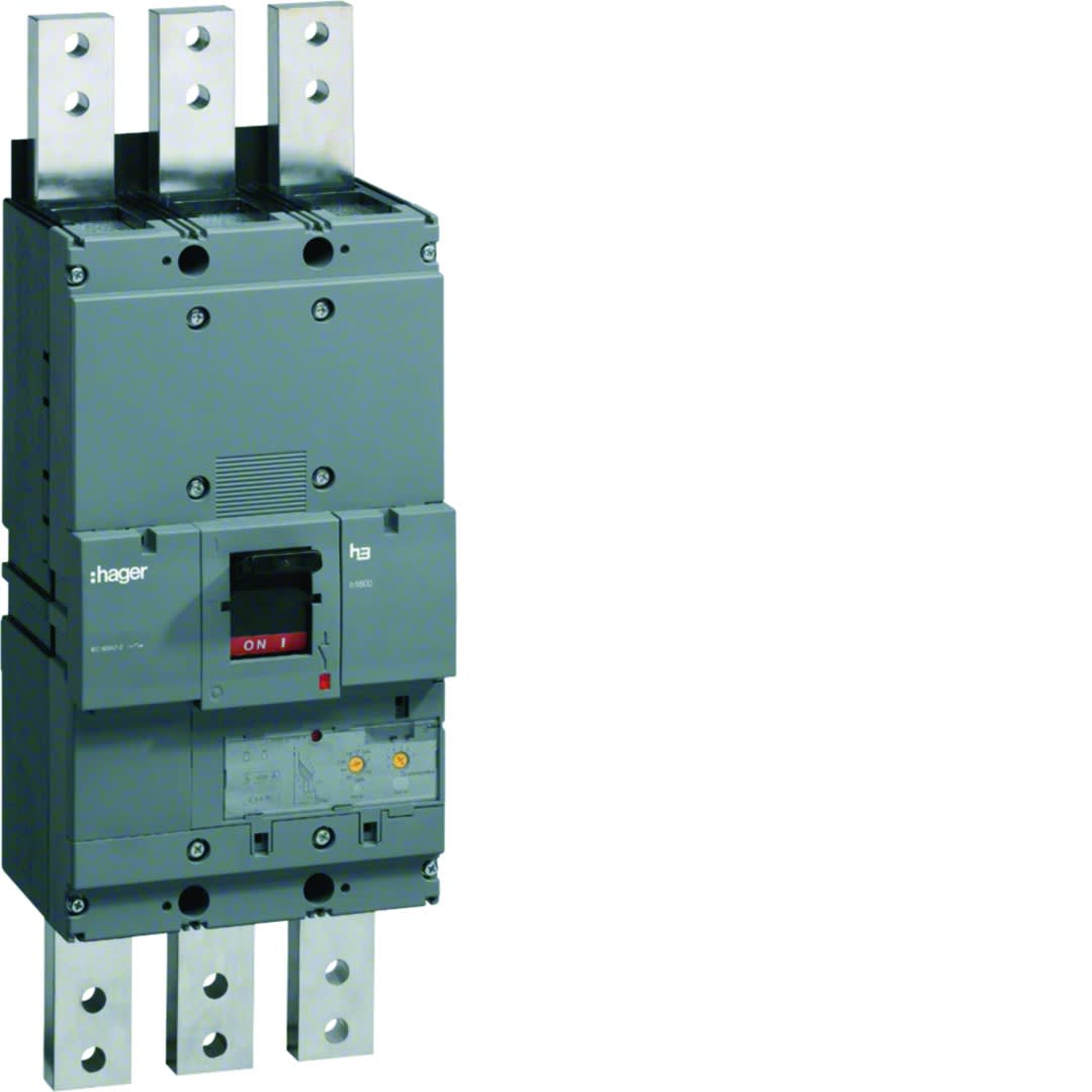 Hager - Disjoncteur Boitier Moulé h3 h1600 LSI 3P In1250A Icu70kA à plage