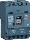Hager - Disjoncteur Boitier Moulé h3+ P160 TM A/A 3P3D In25A Icu70kA à cage